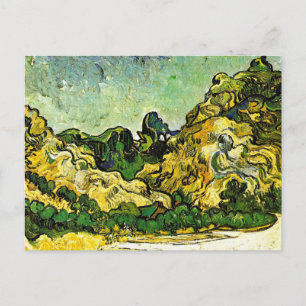 Carte Postale Van Gogh - Paysage de montagne à Saint-Rémy