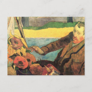 Carte Postale Van Gogh Peinture tournesols - Paul Gauguin