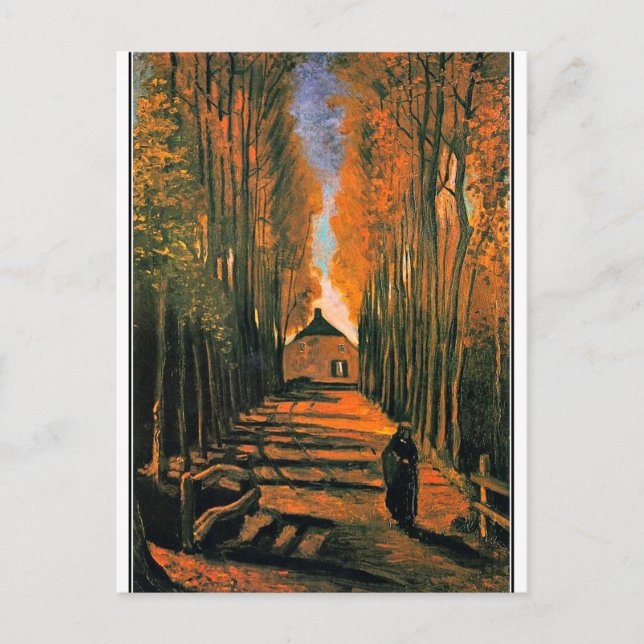 Carte Postale Van Gogh - Poplars en automne (Devant)