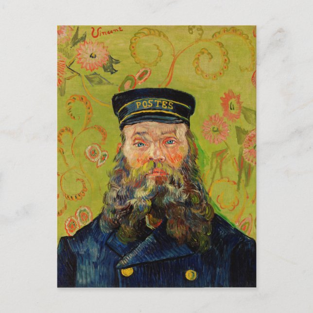 Carte Postale Van Gogh Postman. Art de l'impressionnisme de port (Devant)