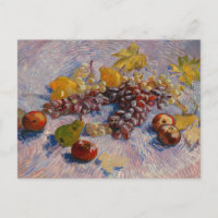 Van Gogh Raisins Citrons Poires Pommes Pertes Pos