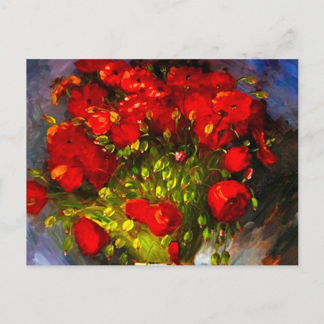 Carte Postale Van Gogh Red Poppies (Devant)