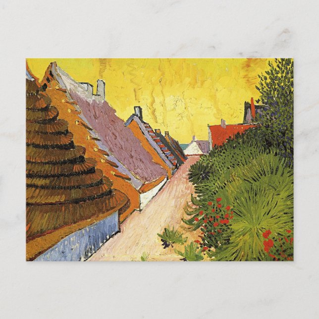 Carte Postale Van Gogh - Rue à Saintes-Maries, (Devant)