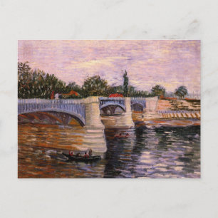 Carte Postale Van Gogh Seine River avec Pont del Grande Jette