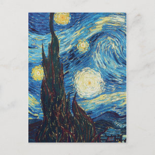 Carte Postale Van Gogh Starry Classic Nuit Impressionnisme Art