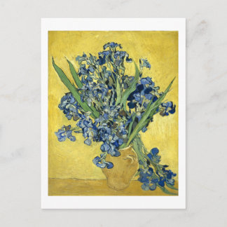 Carte Postale Van Gogh Still Life Vase, Irises (F678) Art