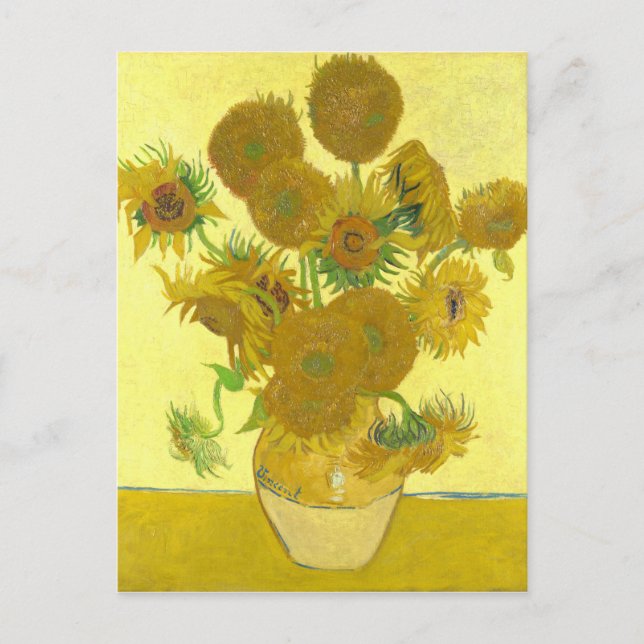 Carte Postale Van Gogh | Tournesols | 1888 (Devant)