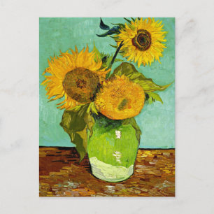 Carte Postale Van Gogh - Tournesols, Trois