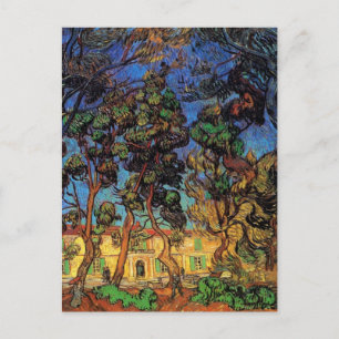Carte Postale Van Gogh Trees in the Garden, Hôpital Saint Paul