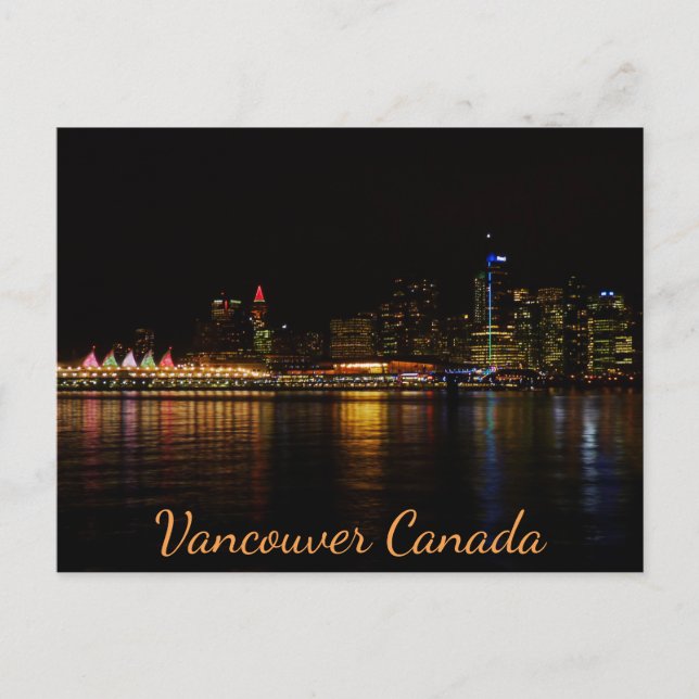 Carte postale Vancouver Personnalisez Cityscape (Devant)