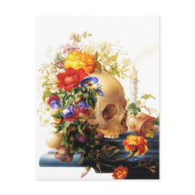 Carte postale Vanitas Bouquet