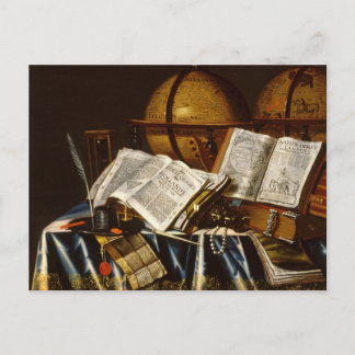 Carte Postale "Vanitas" Still Life - Adam Bernaert (1665)