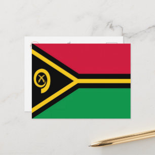 Carte Postale Vanuatu - Drapeau -
