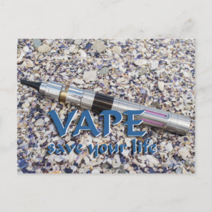 Carte Postale Vape et sauve ta vie
