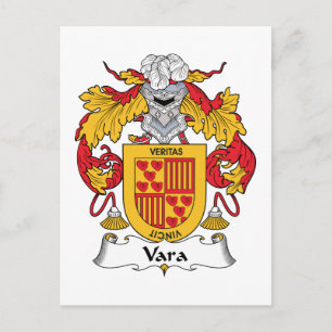 Carte Postale Vara Family Crest