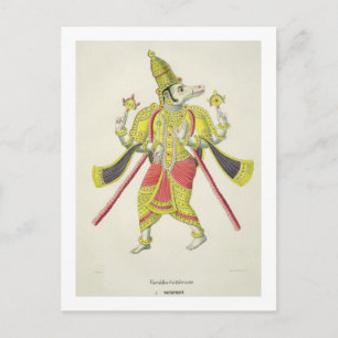 Carte Postale Varaha, gravée par de Marlet (litho couleur)