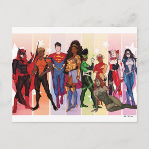 Carte Postale Variante de la couverture de DC Pride Comic 2022