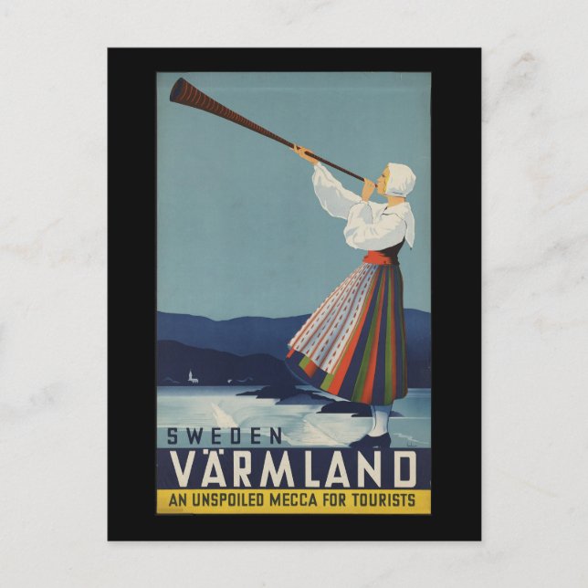 Carte Postale VarmLand Suède (Devant)