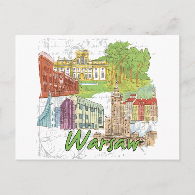 Carte Postale Varsovie (Devant)