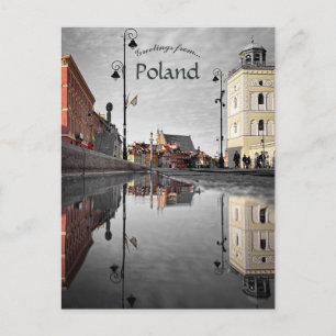 Carte Postale Varsovie Pologne