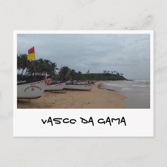 Carte Postale Vasco da Gama, Goa (Inde) (Devant)