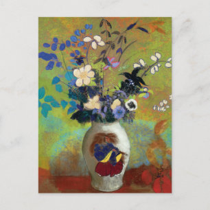 Carte Postale Vase au Guerrier Japonais