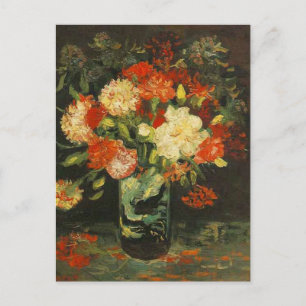 Carte Postale Vase avec Carnations Vincent van Gogh