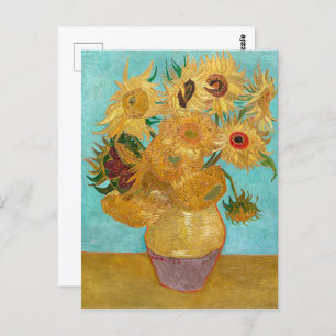 Carte Postale Vase avec douze tournesols   Van Gogh  