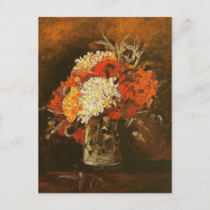 Carte Postale Vase avec oeillets (F220) Van Gogh Fine Art