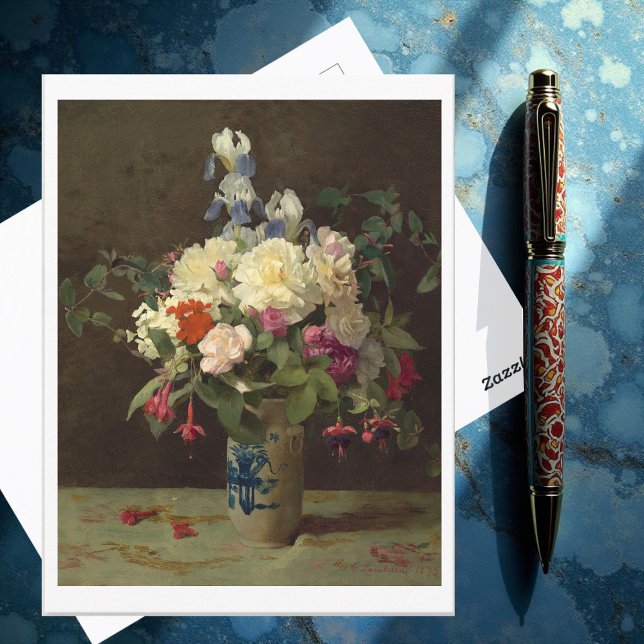 Carte Postale Vase de fleurs, George Cochran Lambdin (Créateur téléchargé)