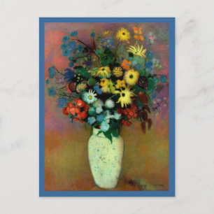 Carte Postale Vase de Odilon Redon avec fleurs (1914)