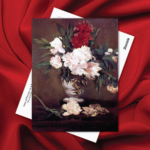 Carte Postale Vase des pivoines Édouard Manet