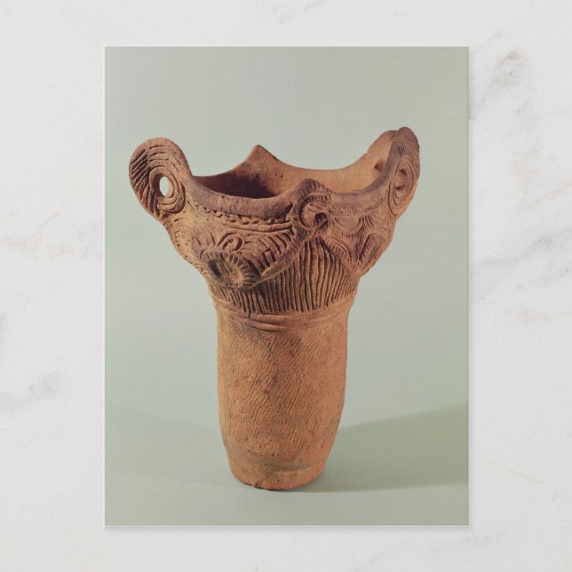 Carte Postale Vase Jomon de la province de Kanto (Devant)