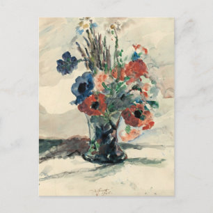 Carte Postale Vase mit Blumen   Lovis Corinth