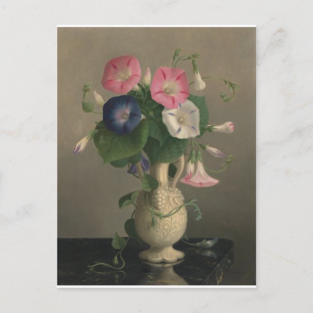 Carte postale Vase of Morning Glories (Devant)