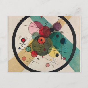 Carte Postale Vassily Kandinsky cercles dans un cercle