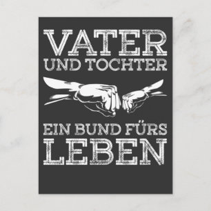 Carte Postale Vater Tochter Spruch Eltern Type