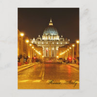 Vatican, Rome, Italie la nuit