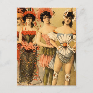 Carte Postale Vaudeville raffinée