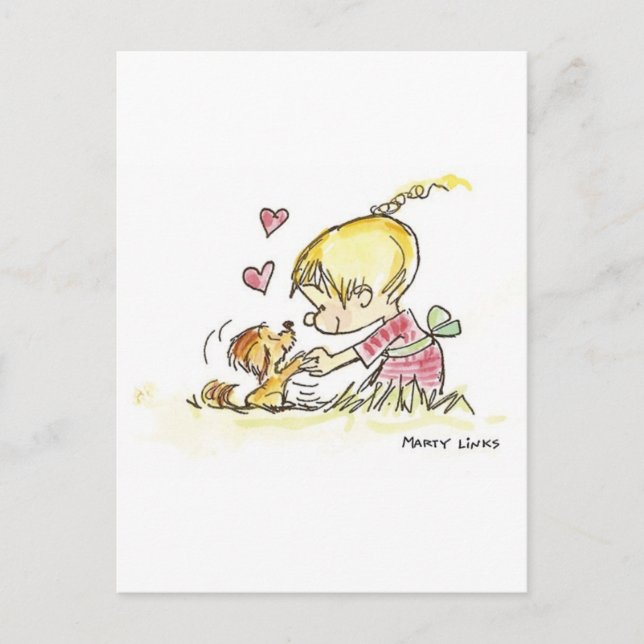 Carte Postale VDA-006 Doggy Devotion (Devant)