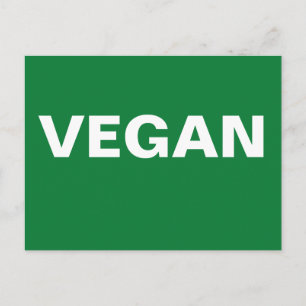 CARTE POSTALE VEGAN