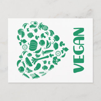 Carte Postale Vegan Lover