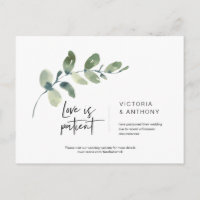 Végétal Minimal, L'amour est patient, Mariage repo