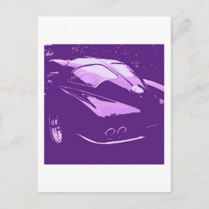 Carte Postale Véhicules classiques de fenêtre fractionnée