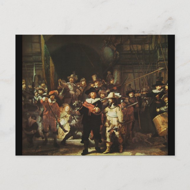 Carte Postale Veille nocturne (Devant)