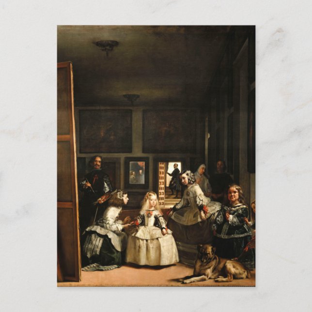 Carte postale Velazquez Las Meninas (Devant)