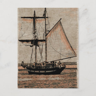 Carte Postale Veleiro