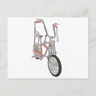 Carte Postale Vélo classique Schwinn Orange Krate 60's