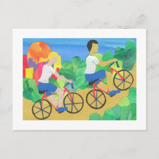 Carte Postale Vélo dans Central Park