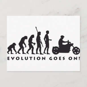Carte Postale vélo d'évolution